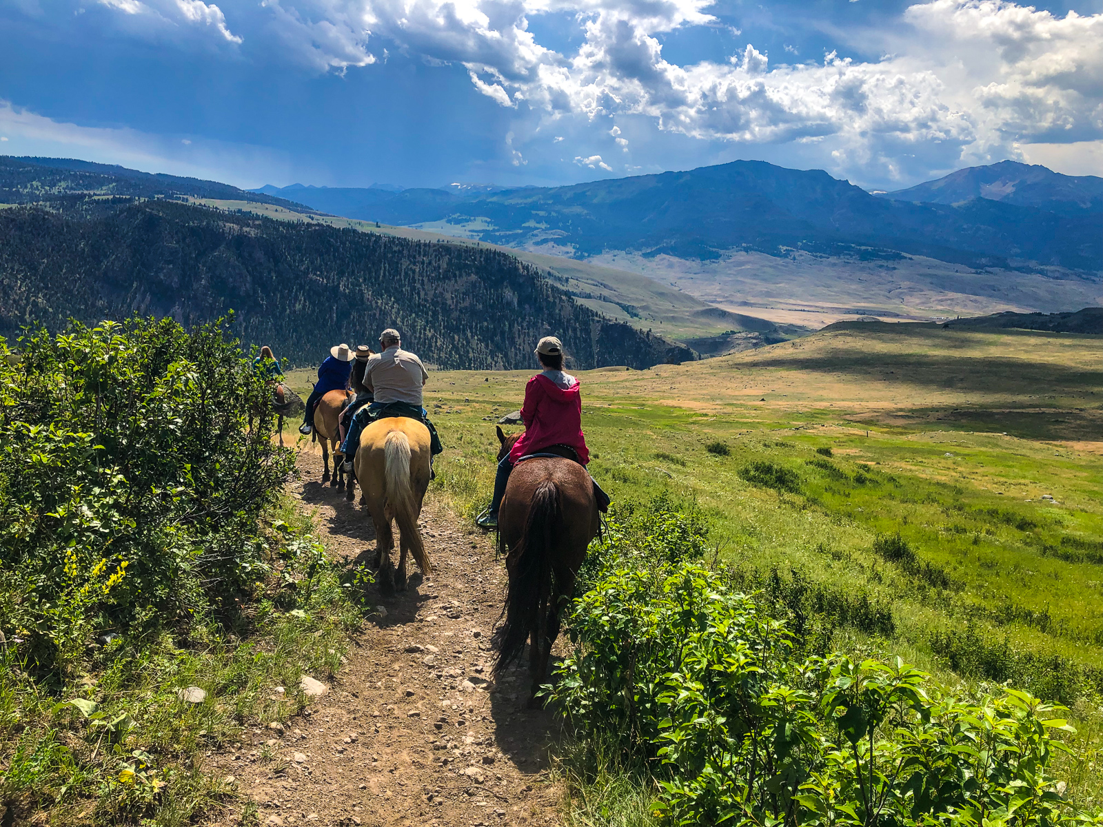 2 Hour Group Horseback Ride Yellowstone Whitewater Rafting