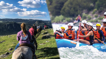 Yellowstone Horseback Ride & Raft Trip