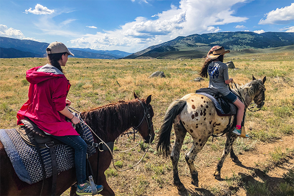 horseback ride in the Absaroka-Beartooth Wilderness