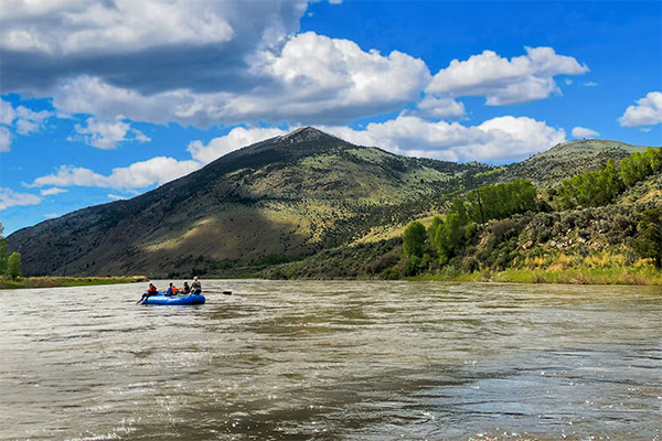 scenic float on the Yellowstone River