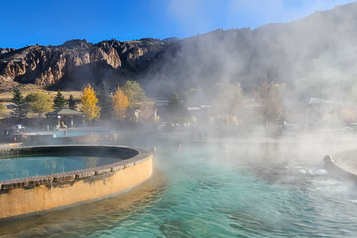 image of montana hot springs